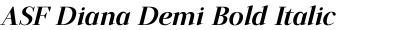 ASF Diana Demi Bold Italic